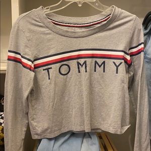 Tommy Hilfiger small long sleeve crop top